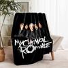 1pc Blanket My Chemical Romance Print Design, Lightweight Blanket for Sofa, Bed- Soft &Warm, Gift for All Seasons like Christmas, Halloween