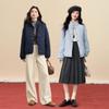 Sllsky Reversible Loose Stand-Collar Puffer Jacket
