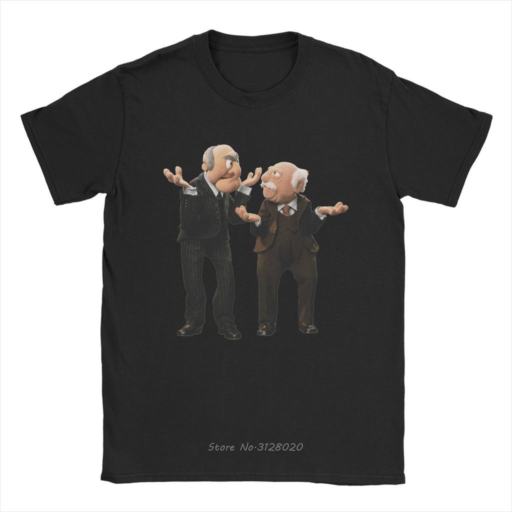 Statler And Waldorf Mens T Shirt Awesome T Shirt Summer Casual Short Sleeve O Neck TShirt Pure Cotton Party Clothes Tees Tops