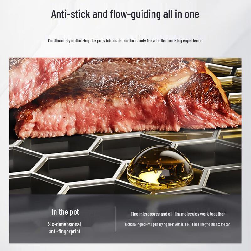 SUPOR 30cm Pure Titanium Non-Stick Wok