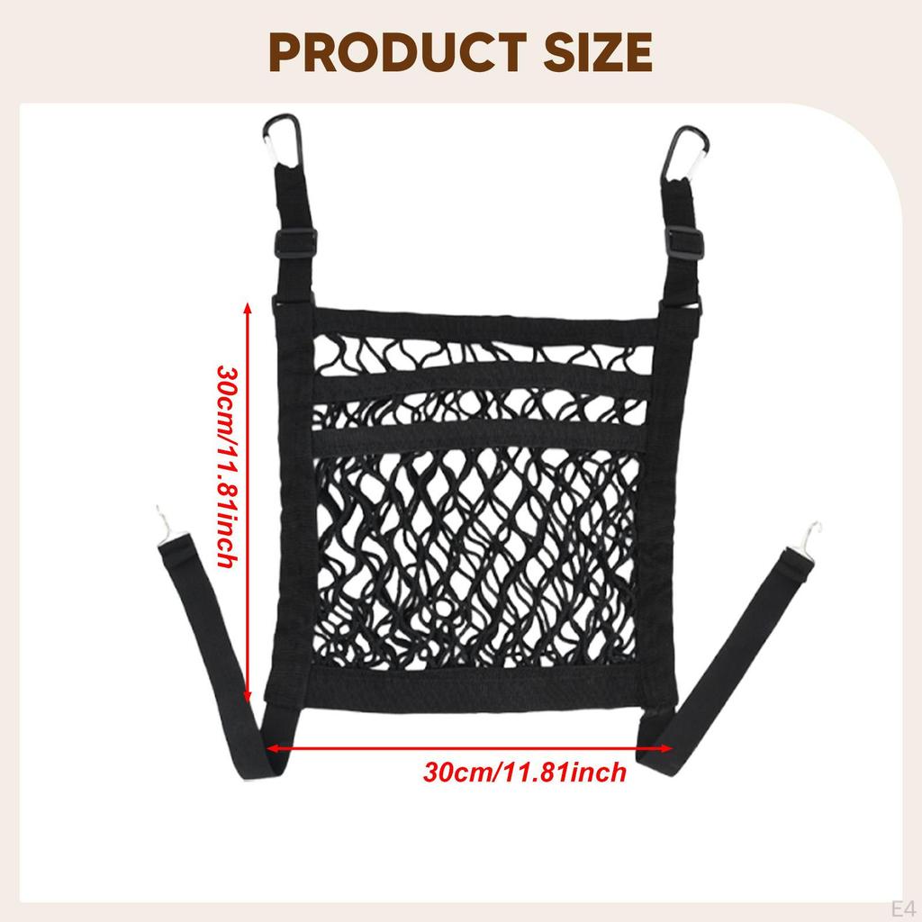 Bicycle Basket Luggage Net, 3-layer, Universal, Secure, for Motorcycle Equipment, Luggage,