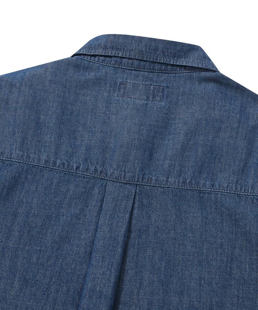 COLUMBIA UNIVERSITY Sl-Label Big Pocket Denim Shirts Midnight Denim