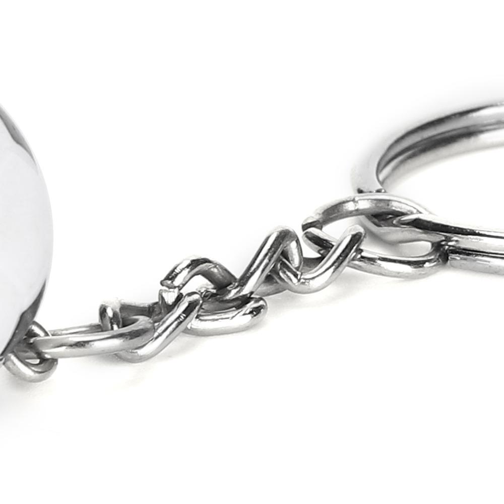 12PCS Simulation Design Soccer Ball Keychains Mini Size Sports Ball Key Ring For Event Giveaways