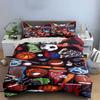 Various sports equipment motifs. Bedding sets Duvet cover sets Duvet covers Pillowcases(1*Duvet Cover 2*Pillowcases without duvet insert)
