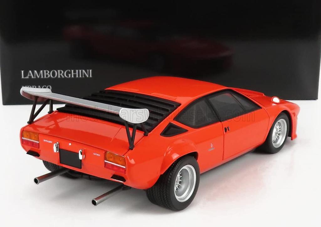 Kyosho Original 1/18 Scale Lamborghini Urraco Rally Orange Finished Product KS08445P