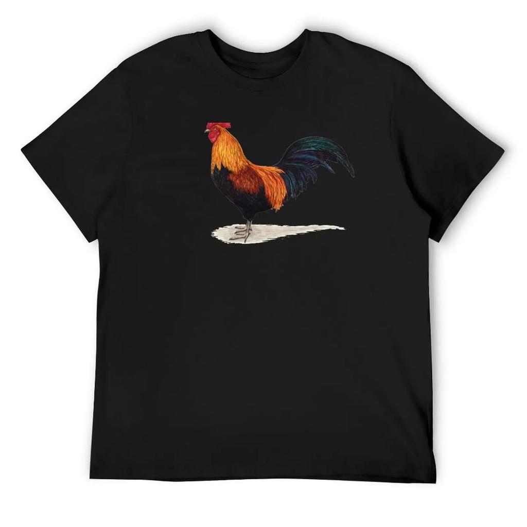 Rooster T-Shirt quick drying cute clothes cotton man t-shirts anime stuff compression shirt men