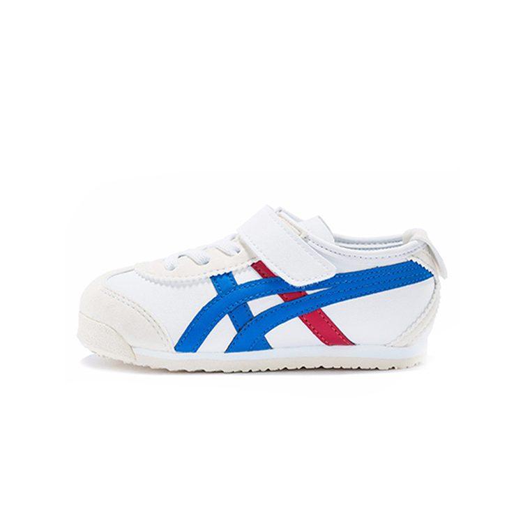 ONITSUKA TIGER MEXICO 66 Slip Resistant Abrasion Resistant Low Top Toddler Shoes White Blue Infant And Toddler C6B5Y-0143