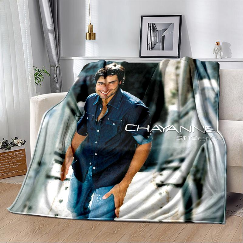 2025 New Style Chayanne Puerto Rican Latin Pop Soft Blankets,Keep Warm Throw Blanket Comfortable Blanket for Beds Sofa Home Gift
