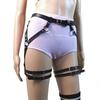 Womens Leather Harness Garter Belts Erotic Body Cage Lingerie Gothic Strap Wear