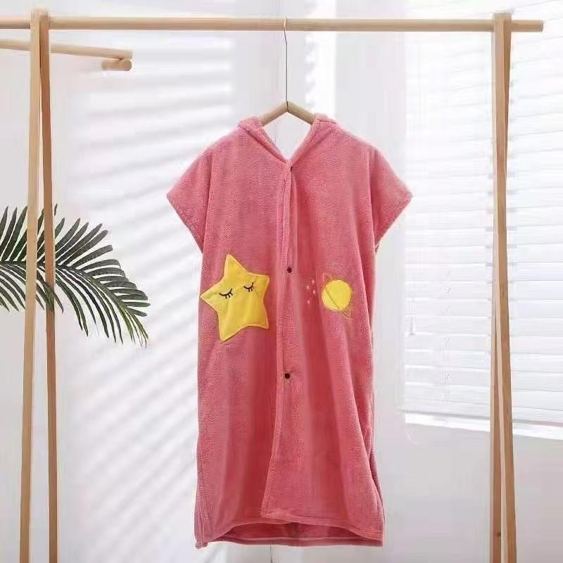 Women's Bath Towels for All Seasons Thickened and Quick Drying Adult Can Wear Bath Towels Pajamas