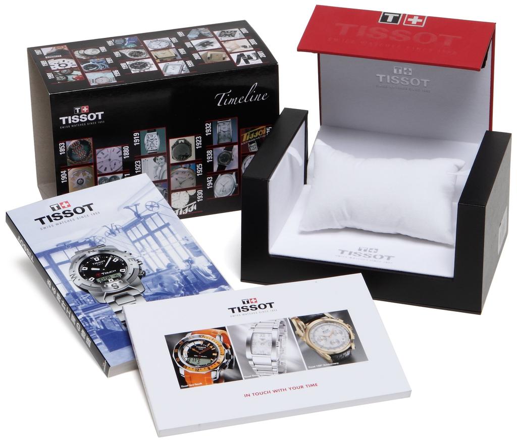 TISSOT Pocket Watch (Pendant) with Quartz Movement, White Dial, and Chain, T81722112, Unisex [Official Import]