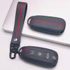 Silicone Car Keychain Strap for Chery Tiggo 7 Pro Arrizo 8 OMODA 5 Jetour Traveler Dashing Honeycomb Texture Shockproof Anti Lost Key Ring Holder
