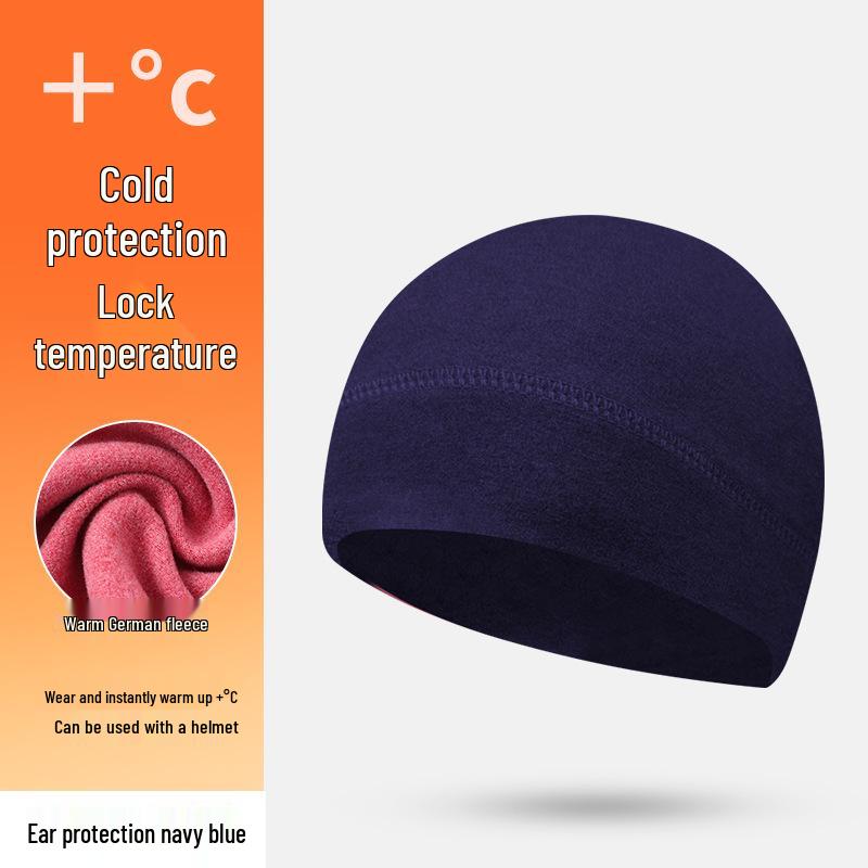 Fleece-Lined Windproof Cycling Hat with Ear Protection