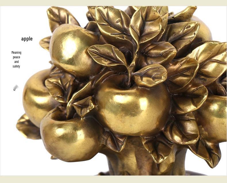 Bronze Four Seasons Wealth Tree Ornament