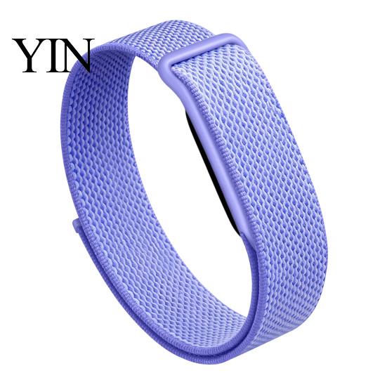 Durable Nylon Fitness Strap Watch Band for Google Fitbit Air, Breathable Replacement Sport Compatible Strap, Adjustable Anti-sweat Woven Wristband