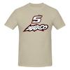 T-shirt da Pendolare Johann Zarco Semplice Stile Coreano Collo a Costine Basic Tee