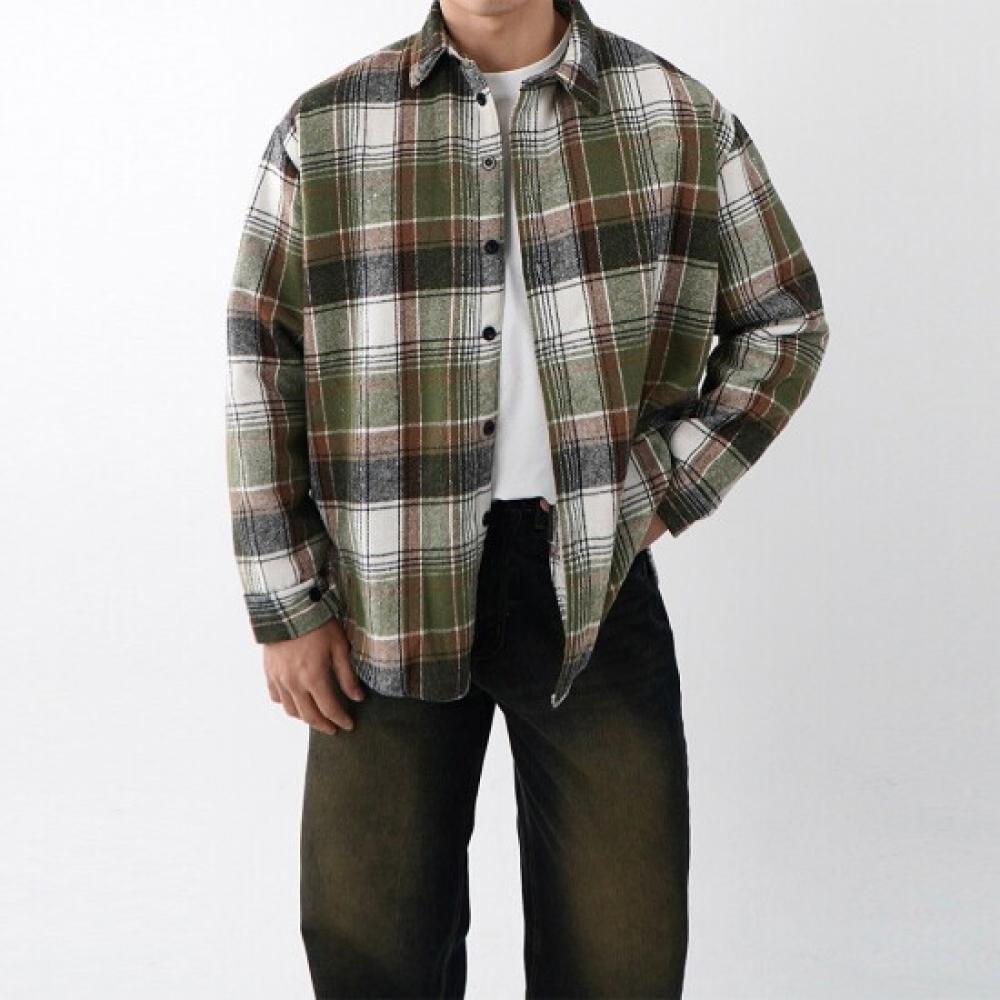 Onl Men S overSized Check Shirt
