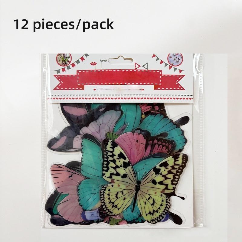 

3D butterfly stickers, realistic butterfly wall decals, suitable for wall decoration, wedding decoration, store decoration