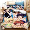 3D Printing Anime Tokyo Mew Mew 3D Print Bedding Set Duvet Covers Pillowcases One Piece Comforter Bedding Sets Bedclothes Bed