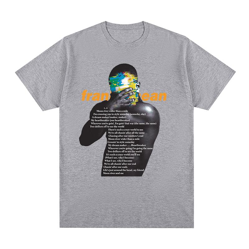 Frank Blond Tshirt Music Hip Hop Funny Harajuku Rapper Cotton Unisex T Shirt New Tee Tshirt Unisexs Tops