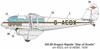 Armory scale de Havilland Dragon Rapide Interwar Civil Aviation Part 1 Plastic Model Kit AMR48005 1/48 DH.89