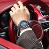POEDAGAR Fashion Men Wristwatch Week Date Digital LED Quartz Man Clock Alarm Dual Time Display Electronic Luminous Men's Watches
