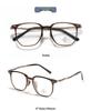Ultralight TR90 Women's Fashion Polygon Eyeglass Frame with No-Feel Nose Pads, Prescription-Compatible, Large Face Fit