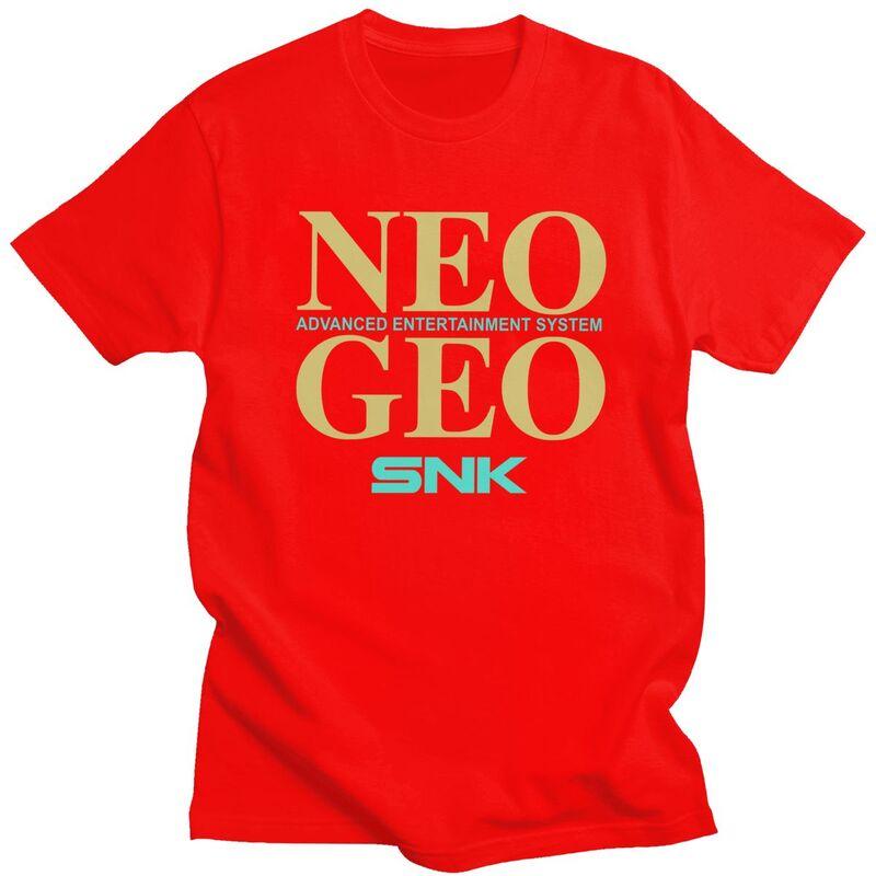 

Custom Mens Retro Arcade Game Neo Geo Snk T Shirts ShortSleeve Cotton Tshirts Classic Tshirt Leisure Tees Loose Fit Clothing S