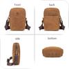 Schlatum Casual Men'S Shoulder Bags Business Messenger Bag High-Quality Men'S Crazy Horse Hide Bag'S Mini Large Capacity Pocket