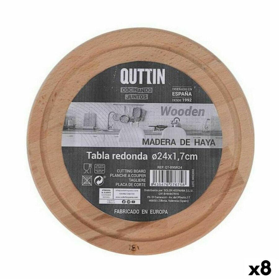

Сервировочная доска Quttin Круглая 24 x 1,7 см (8 штук) - Quttin Сервировочная доска