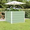 Colored Steel Planter In Pastel Green 100 X 100 X 75 Cm Steel