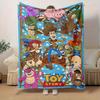 1 ks, Deka Toy Story Měkká a útulná přehoz pro fanoušky klasického filmu Perfektní dárek pro každou příležitost Ideální do postele, na pohovku