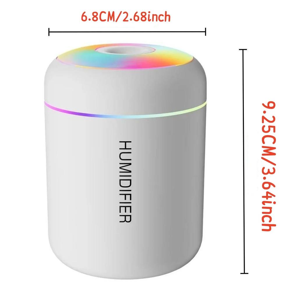 180ML Mini Mist Maker Aroma Diffuser & Air Purifier in One USB Electric for Home Car Bedroom Dry Environments Sleep Enhancement