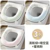 Soft Fleece Toilet Seat Cover Winter Thick Warm Plush Bidet Cushion Home Bathroom