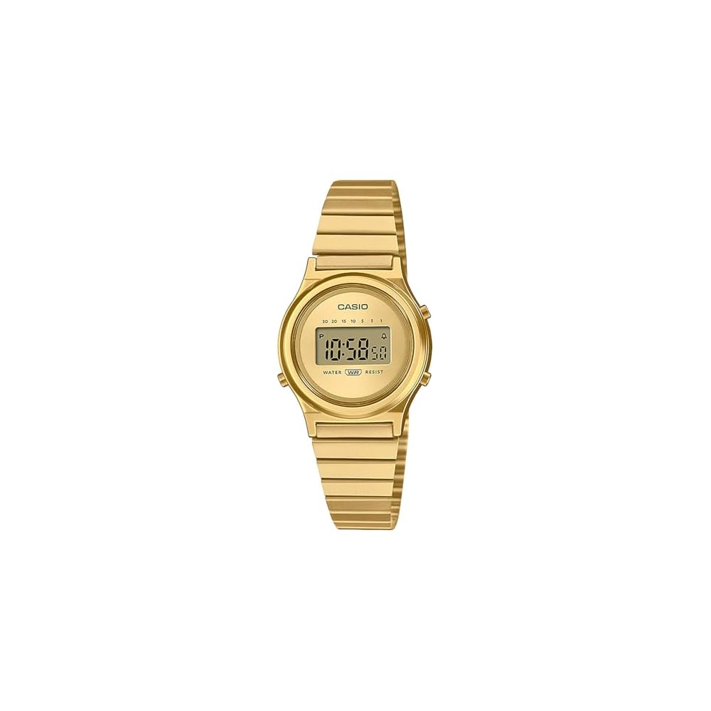Casio Classic LA700WEG-9AJF Gold Women s Watch with Quartz Movement and Adjustable Strap