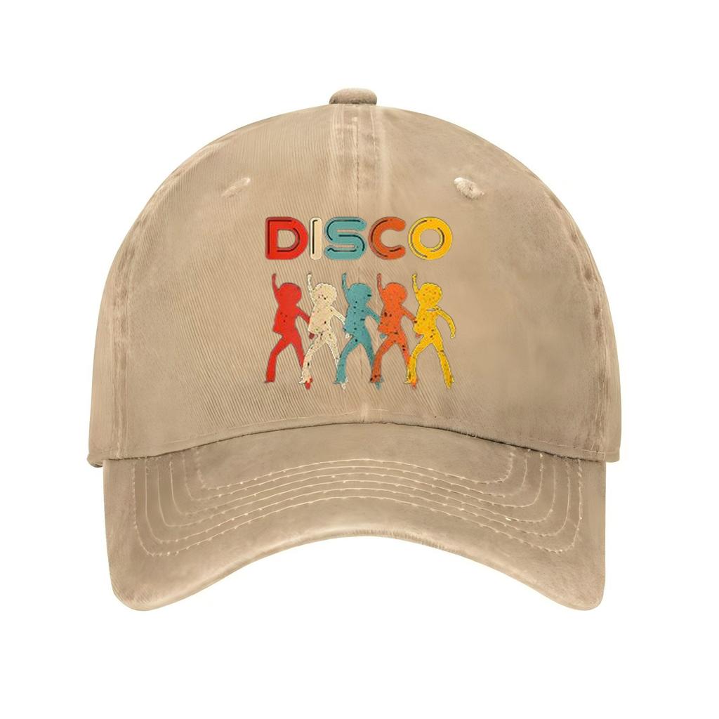 Disco Dancers Retro Baseball Cap Vintage 70s 80s Print Polyester Casual Adult Unisex Baseball Hat