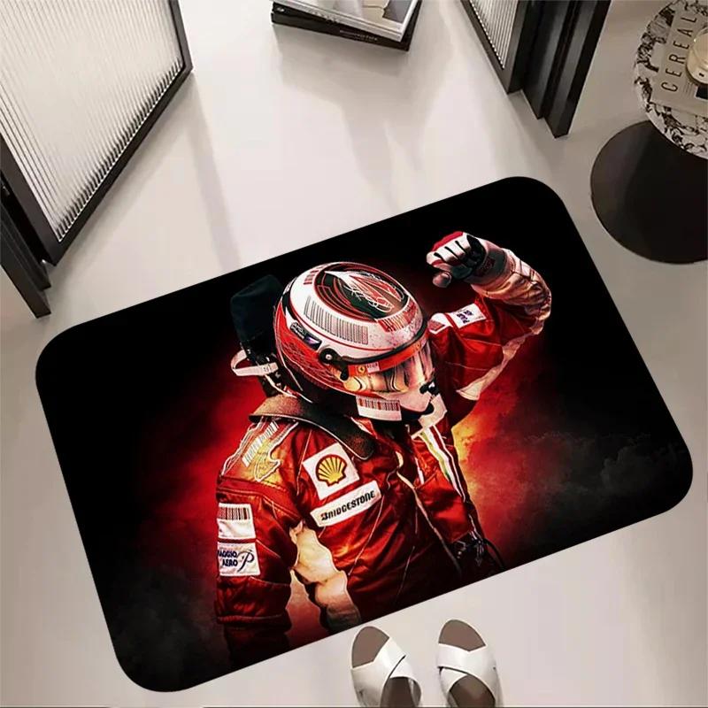 Balcony Carpet Living Room F1 Racer 33 Number Rugs Foot Carpets Entrance Doormat Soft Bedside Rug Floor Mats Non-slip Mat Home