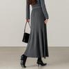 Women's Elegant Pleated A-line Winter Skirt