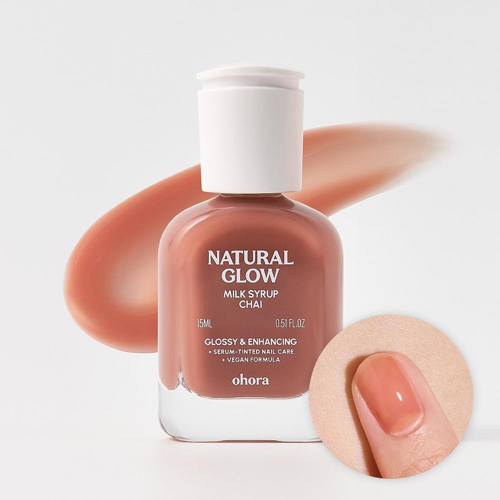 OHORA Întăritor de unghii tip sirop 15ml (10 culori) - Întăritor Profesional pentru Unghii cu Nuanță de Sirop Translucid