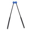 2 STK Trommelschlägel Perkussionsschlägel für Xylophon Glockenspiel Marimba Glocke Chimes Schwarzer Stab Blau