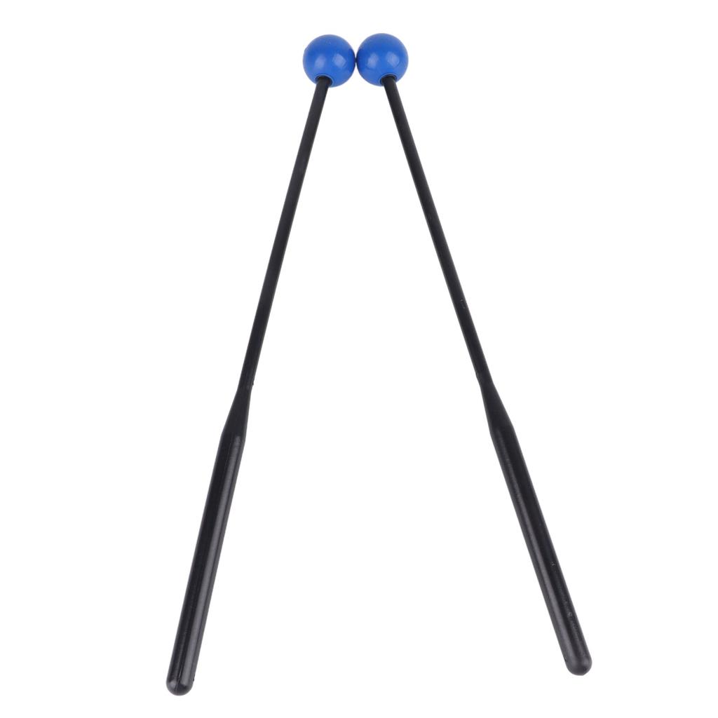 2 STK Trommelschlägel Perkussionsschlägel für Xylophon Glockenspiel Marimba Glocke Chimes Schwarzer Stab Blau