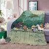 Movie N-Nobody Throw Lightweight 240g Flannel Blanket Soft Skin-friendly for Summer Cooling
