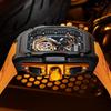 Orologio Sportivo SVJ da Uomo di Alta Gamma Scheletro 3D Luminoso Impermeabile al Quarzo