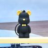 "3D Soft Bear Keychain Pendant - Cute and Trendy Accessory for Bags and Car Keys"