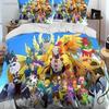 Anime Digimon Adventure Monster Bedding Set Duvet Cover Bed Set Quilt Cover Pillowcase Comforter King Queen Size Boys Adult