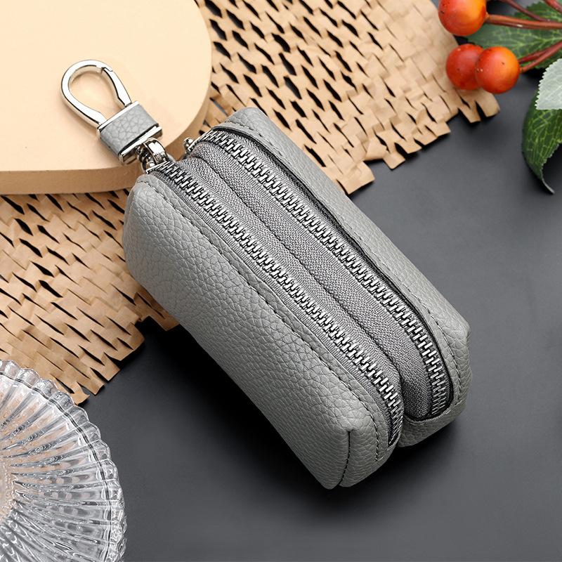 Vintage Velkokapacitní Pu Pánská Dámská Taška na Klíče Roztomilá Taška na Klíče od Auta Kvalitní Mince Peněženka Organizér na Drobnosti Mini Peněženka Dárky