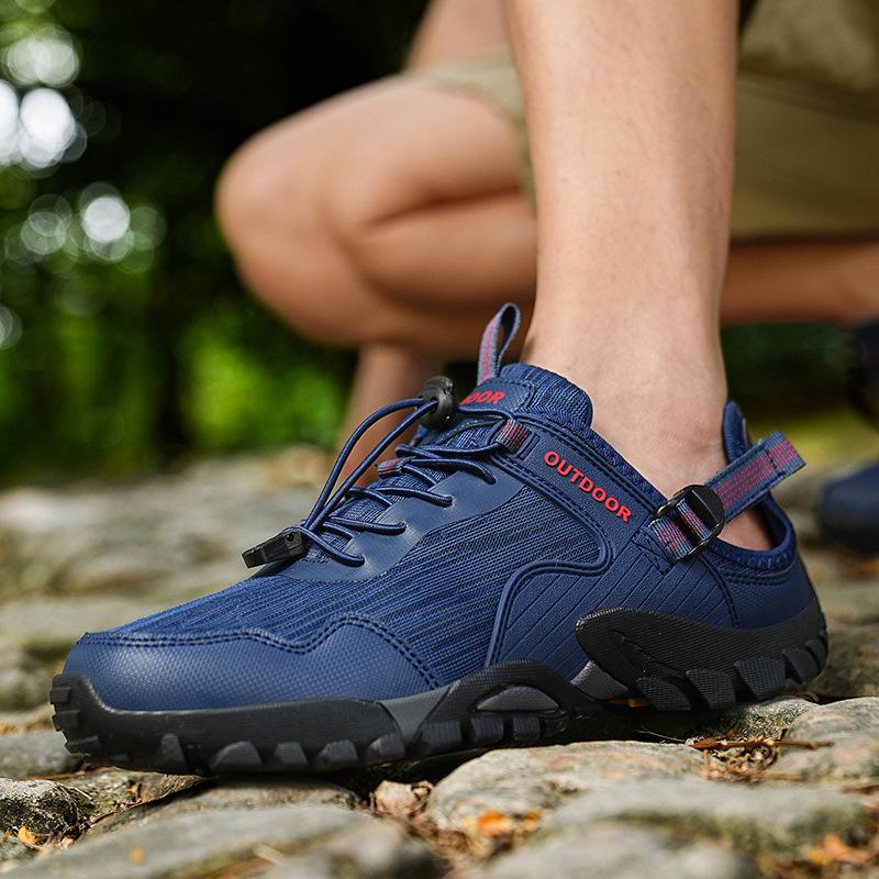 Outdoor Herren- und Damen-Bergsteigen, Wandern, Sportschuhe, lässiges Mesh, Bachverfolgbarkeit, Arbeitsschutzschuhe, Angeln, Ein-Pedal