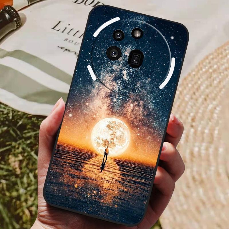 For Nothing Phone 3A Pro Case Phone3A Pro Cool Painted Silicone TPU Soft Cover for Nothing Phone 3A Pro A059P Cases Black Shells
