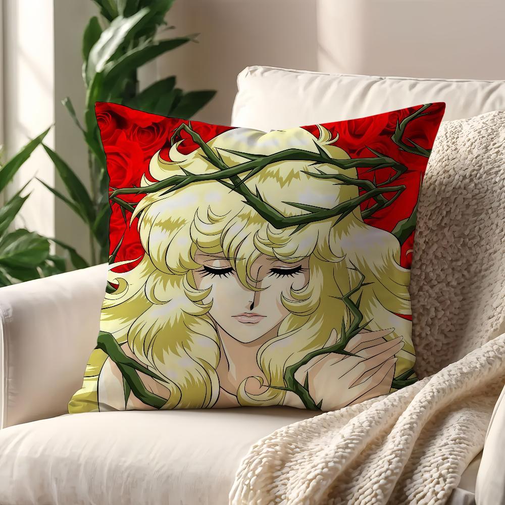 Manga Anime Die Rose von Versailles Lady Oscar Kissenbezug Für Kissen Druck Sofa Dekoration HomeRoom Büro NordischeEinfachheit