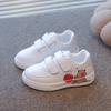 Fashion Girls White Shoes Boys Casual Sneakers with Cartoon Capybara Prints Non-slip Classic Kids Sports Skate Shoes Size 21-38